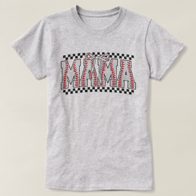 Baseball Mom T-Shirt - Game Day Graphic Tee (Design framsida)