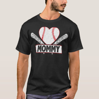 Baseball Mommy Matching Family Softball Baseball L T Shirt