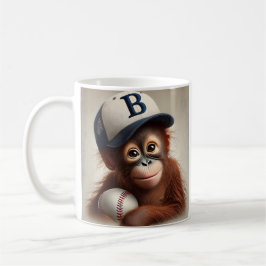 Baseball Monkey Kaffemugg