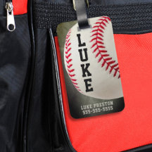 Baseball Monogram eller 2-4 Brev Namn