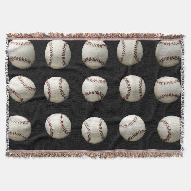 Baseball Mönster Filt (Framsidan)
