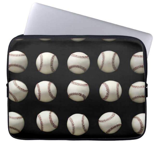 Baseball Mönster Laptop Fodral (Framsidan)