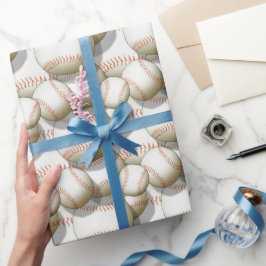 Baseball Mönster Tillfällen Presentpapper