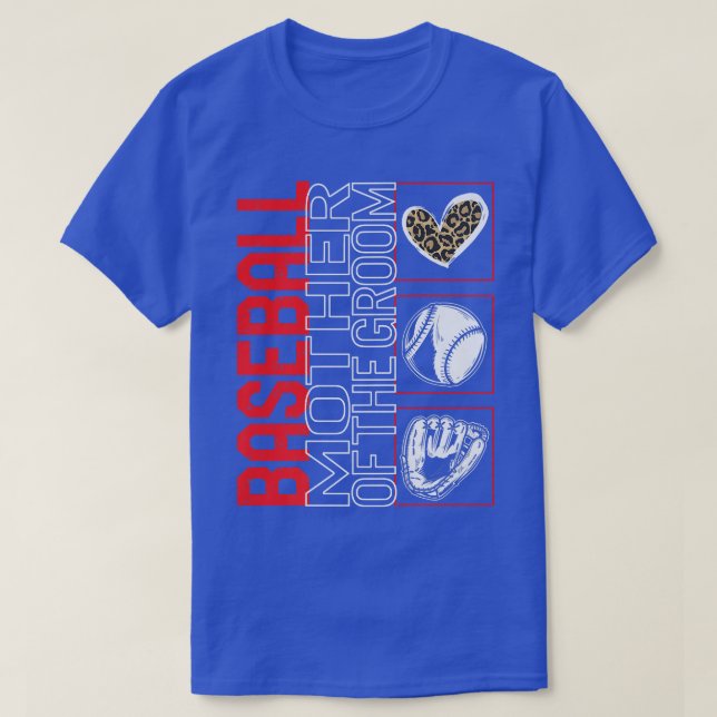 Baseball Mor i leopardgården i groomspel T Shirt (Design framsida)