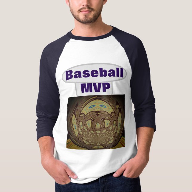 Baseball MVP: Snyggt Fläkt Apparel T Shirt (Framsida)