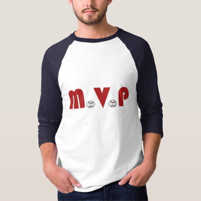 Baseball MVP T-shirt (3/4 Raglan) (Framsida)