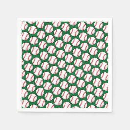 Baseball Name Round Sports Kids Decor Fun Pappersservett