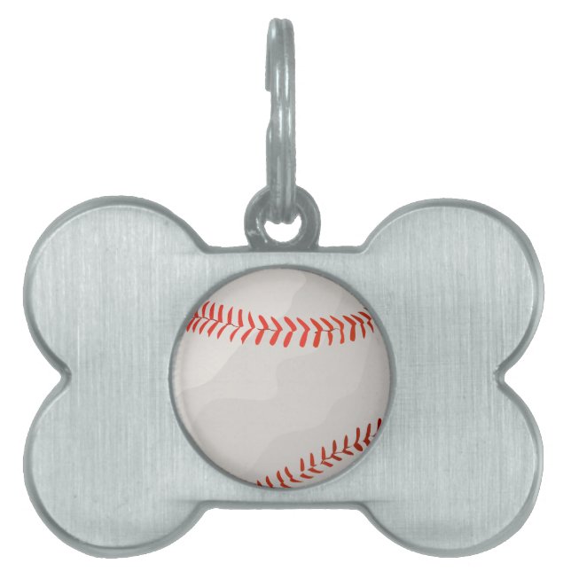 Baseball Namnbricka Husdjur (Framsidan)