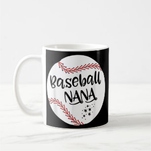 Baseball Nana Grandma Women jul Mor Kaffemugg