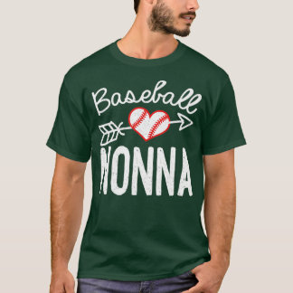 Baseball Nonna Grandma T Shirt