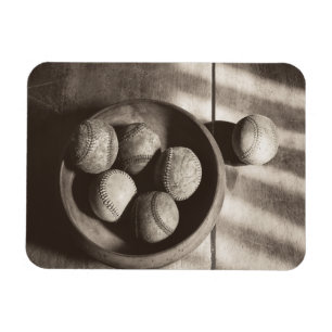 Baseball Nostalgia - Basebollar Magnet