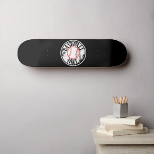 Baseball nöt mini skateboard bräda 18,5 cm
