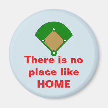 Baseball nr Ställe som Home Magnet