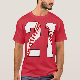 Baseball nummer 21 21 Baseball Jersey Favorite Pl T Shirt