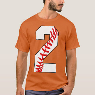 Baseball nummer 2 2 Baskeboll Jersey Favorite Play T Shirt