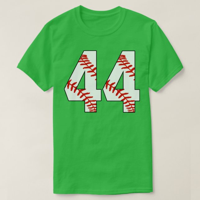 Baseball nummer 44 44 Baseball Jersey Favorite Pl T Shirt (Design framsida)
