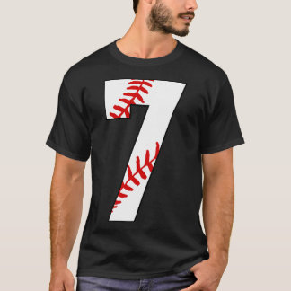 Baseball nummer 7 7 Baskeboll Jersey Favorite Play T Shirt