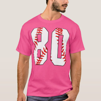 Baseball nummer 80 80 Baseball Jersey Favorite Pl T Shirt