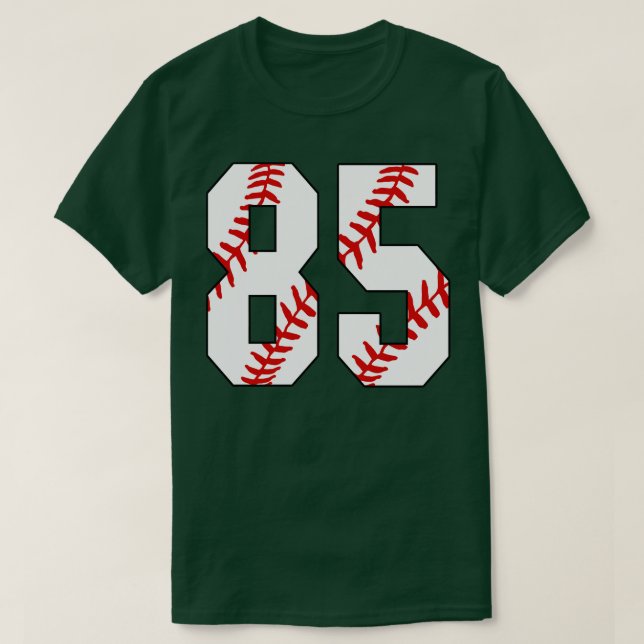 Baseball nummer 85 85 Baseball Jersey Favorite Pl T Shirt (Design framsida)