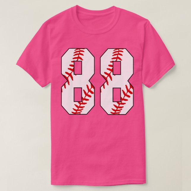Baseball nummer 88 88 Baseball Jersey Favorite Pl T Shirt (Design framsida)