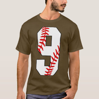 Baseball nummer 9 9 - Baskeboll Jersey Favorite Pl T Shirt