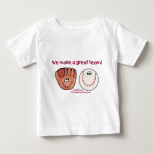 Baseball och Baseball Glove Team Tee