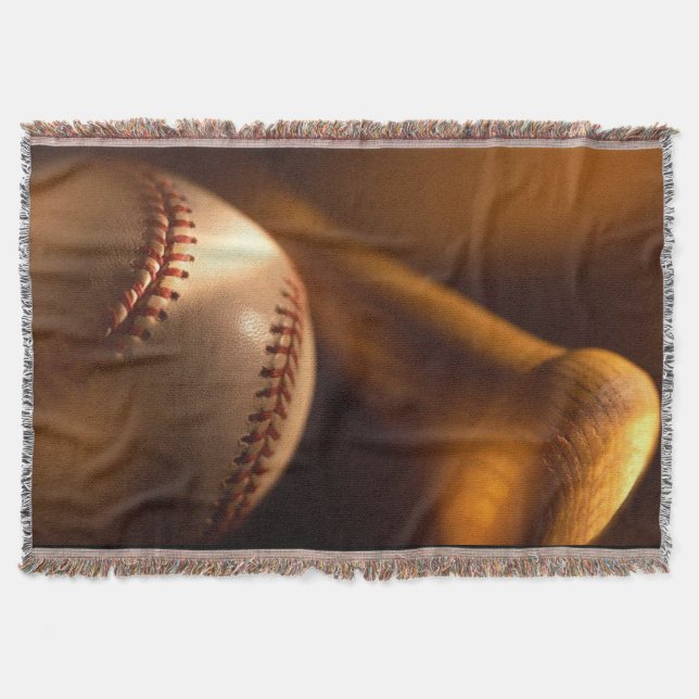 Baseball- och fladdermösskastfilt mysfilt (Framsidan)