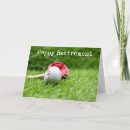Baseball och fladdermus ligger på grönt pension kort
