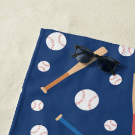 Baseball och Fladdermus Sports Mönster