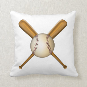 Baseball och korsvisa Fladdermöss Kudde