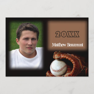 Baseball och Studenten-kärlekskungörelse Inbjudningar
