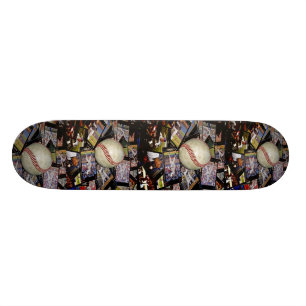 Baseball!!!! Old School Skateboard Bräda 18 Cm