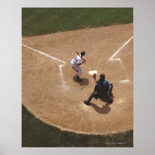 Baseball på hemmaplan poster