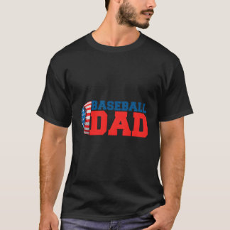 Baseball Pappa American Fars dag Sport Pappa T Shirt