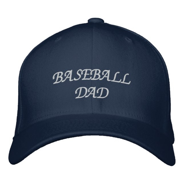 Baseball Pappa Broderad Keps (Framsida)