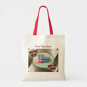Baseball Pappa Design Photo Tygkasse