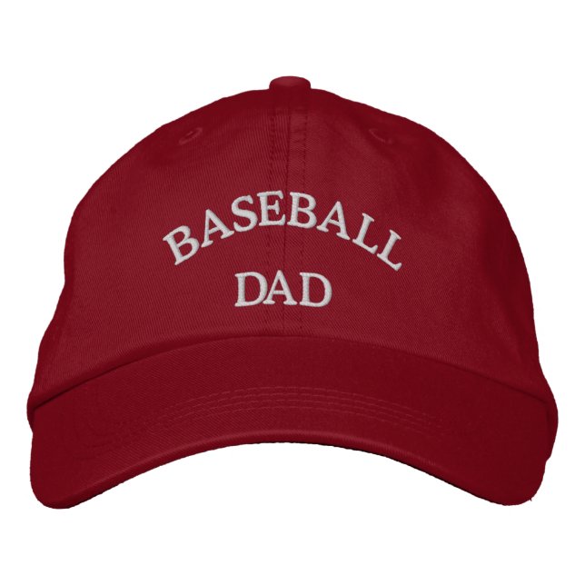 Baseball Pappa Embroized Hat Broderad Keps (Framsida)
