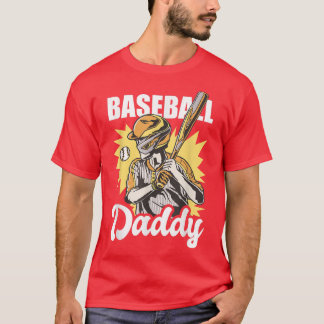 Baseball pappa för Fars dag T Shirt