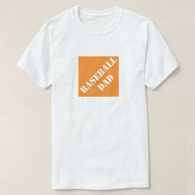 Baseball Pappa Funny Pappa Humous Fars dag Gift T Shirt (Design framsida)