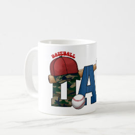 Baseball Pappa Mugg - Perfekt Gift for Sports Papp