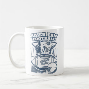 Baseball Pappa Patriotic American Flagga 2025 Kaffemugg