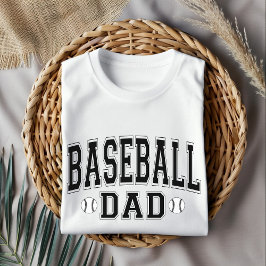 Baseball Pappa Shirt - Far Dag Gift för sport T Shirt