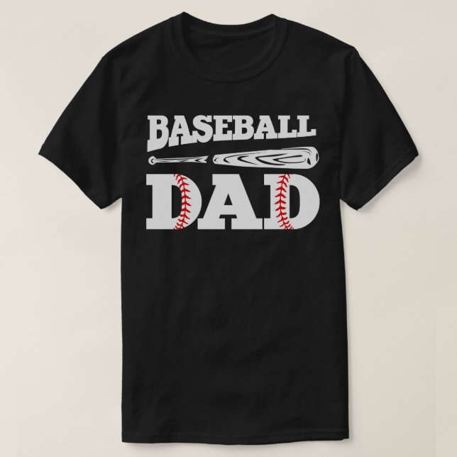 Baseball Pappa T Shirt (Design framsida)