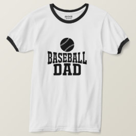 Baseball Pappa T-Shirt Anpassningsbar Baseball Tee