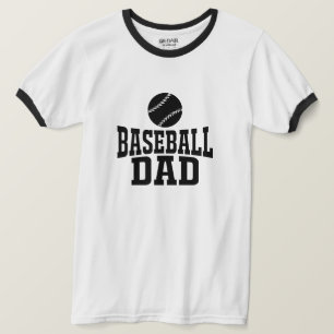 Baseball Pappa T-Shirt Anpassningsbar Baseball Tee