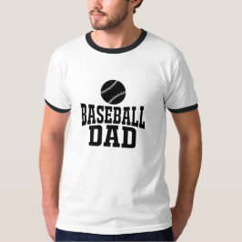 Baseball Pappa T-Shirt Anpassningsbar Baseball Tee