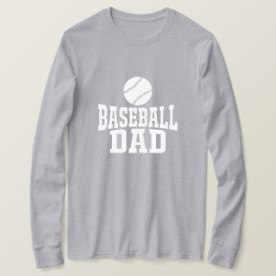 Baseball Pappa T-Shirt Anpassningsbar Baseball Tee