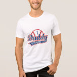 Baseball pappa till nybörjare 1:a födelsedagen Par T Shirt<br><div class="desc">Den olyckliga basebolltemat "Dok of the Rookie"-pojkens första födelsedagsfest.</div>