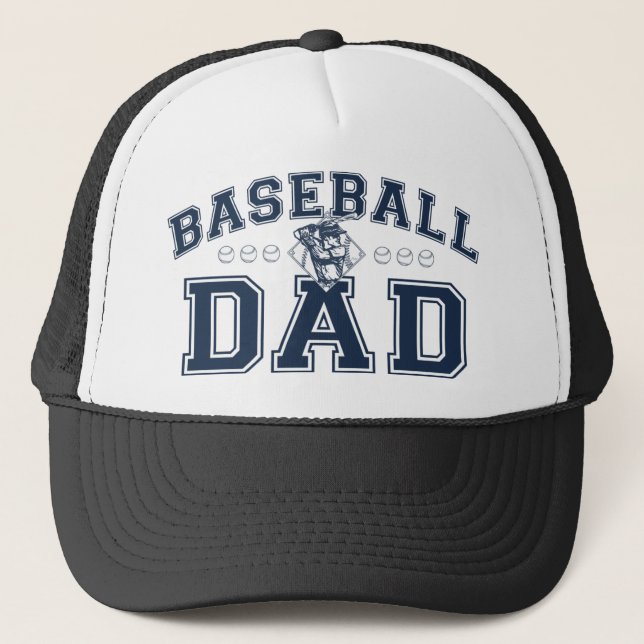 Baseball Pappa Truckerkeps (Framsida)
