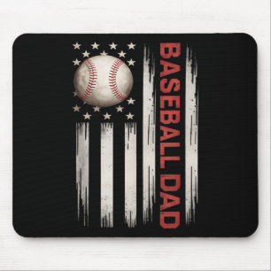 Baseball Pappa USA Amerikanska Flagga Fars dag 4:e Musmatta